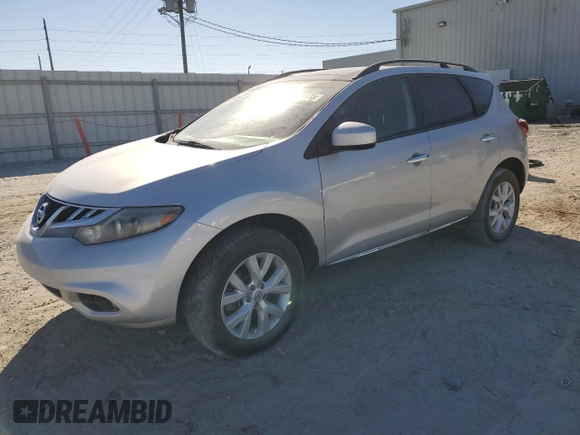 2014 Nissan Murano S with VIN JN8AZ1MW1EW504645, listed as a Copart auction lot 50067035 with 151,422 mi miles and Salvage Title. Bid and sale history available at DreamBid. Image 1.
