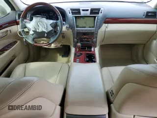 2007 Lexus LS 460 with VIN JTHBL46F975050247, listed as a Copart auction lot 60001855 with 175,261 mi miles and Salvage title. Bid and sale history available at DreamBid. Image 8.