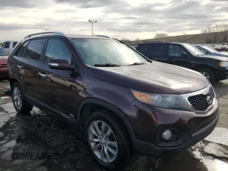 2011 Kia Sorento EX with VIN 5XYKUDA23BG037819, listed as a Copart auction lot 50608335 with 120,445 mi miles and Salvage Title. Bid and sale history available at DreamBid. Image 4.