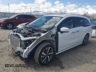 2021 Honda Odyssey Touring с VIN 5FNRL6H87MB016571, выставлен на аукционе Copart как лот 51620465 с пробегом 89 186 миль миль и Списание • Salvage title. История ставок и продаж доступна на DreamBid. Изображение 1.