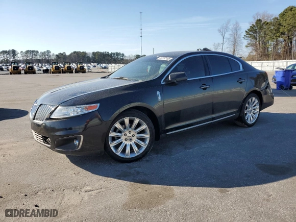 2011 Lincoln MKS with VIN 1LNHL9DR6BG609008, listed as a Copart auction lot 47252185 with 109775 miles and Salvage Title. Bid and sale history available at carsss.com. Image 1.