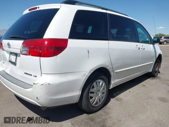 2005 Toyota Sienna CE with VIN 5TDZA23C95S364802, listed as a IAAI auction lot 42164931 with 201,737 mi miles and . Bid and sale history available at DreamBid. Image 4.