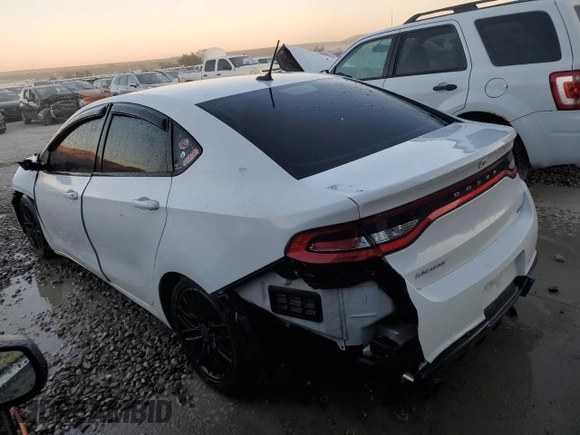 2016 Dodge Dart Aero with VIN 1C3CDFDH8GD680368, listed as a Copart auction lot 72646374 with 139,526 mi miles and Salvage Title. Bid and sale history available at carsss.com. Image 2.