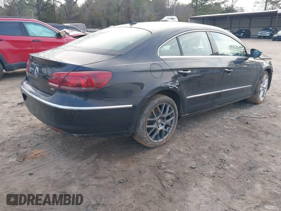2013 Volkswagen CC Lux with VIN WVWRN7AN2DE506028, listed as a IAAI auction lot 41416314 with 109,843 mi miles. Bid and sale history available at carsss.com. Image 4.