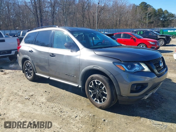2019 Nissan Pathfinder SL with VIN 5N1DR2MN1KC632477, listed as a IAAI auction lot 41380902 with 81,849 mi miles and . Bid and sale history available at DreamBid. Image 1.