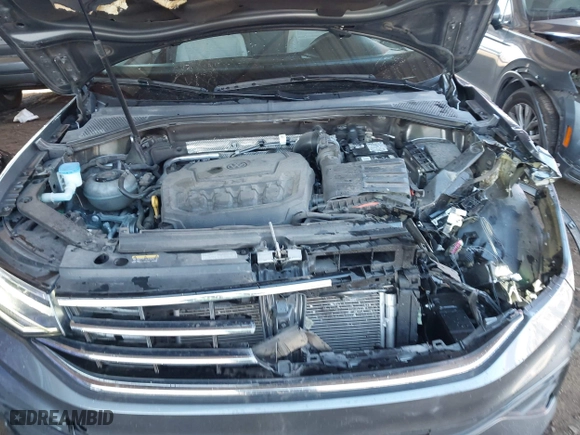 2022 Volkswagen Tiguan S with VIN 3VV1B7AX8NM146414, listed as a IAAI auction lot 41773162 with 115,193 mi miles. Bid and sale history available at carsss.com. Image 10.
