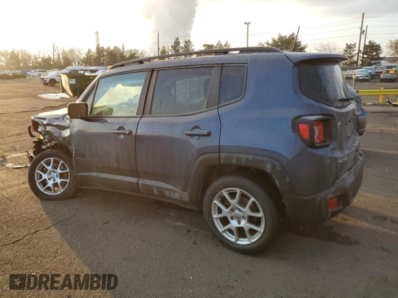 2020 Jeep Renegade Latitude with VIN ZACNJBBB3LPL73459, listed as a Copart auction lot 45799035 with 33,856 mi miles and Salvage Title. Bid and sale history available at carsss.com. Image 2.