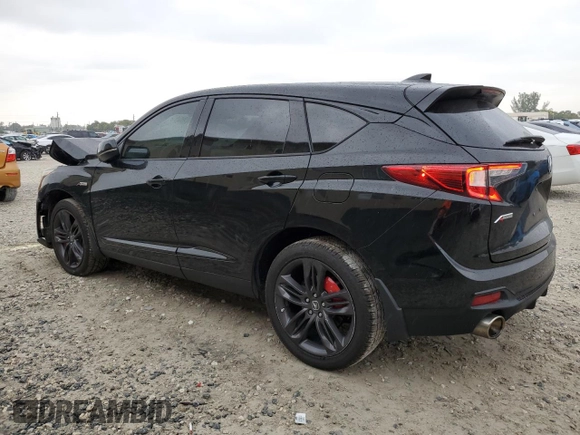 2019 Acura RDX w/A-Spec Pkg with VIN 5J8TC1H61KL009831, listed as a Copart auction lot 89263855 with 76,524 mi miles and Non repairable. Bid and sale history available at DreamBid. Image 2.