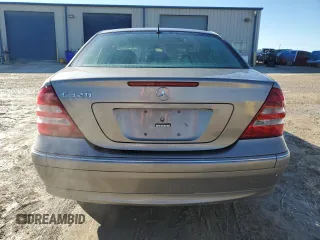 2005 Mercedes-Benz C 320 with VIN WDBRF64J45F598415, listed as a Copart auction lot 79745294 with 45,177 mi miles and Salvage Title. Bid and sale history available at DreamBid. Image 6.