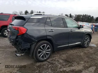 2019 GMC Terrain Denali with VIN 3GKALXEX1KL390529, listed as a Copart auction lot 45210115 with 124,497 mi miles and Salvage Title. Bid and sale history available at carsss.com. Image 3.