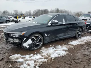 2019 Honda Accord Sport with VIN 1HGCV2F37KA033233, listed as a Copart auction lot 44432285 with Not provided miles and Salvage title. Bid and sale history available at DreamBid. Image 1.