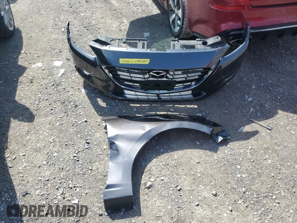 2017 Mazda 3 Touring with VIN 3MZBN1V71HM143468, listed as a Copart auction lot 55250265 with 61,611 mi miles and Salvage Title. Bid and sale history available at DreamBid. Image 12.