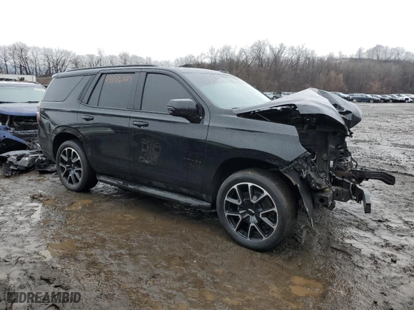 2022 Chevrolet Tahoe RST with VIN 1GNSKRKD4NR326241, listed as a Copart auction lot 43886324 with 50,465 mi miles. Bid and sale history available at carsss.com. Image 4.