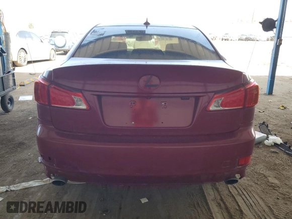 2010 Lexus IS 250 with VIN JTHBF5C26A5120048, listed as a Copart auction lot 51120655 with Not Provided miles and Salvage Title. Bid and sale history available at carsss.com. Image 6.
