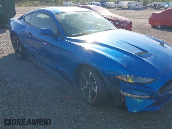 2020 Ford Mustang EcoBoost with VIN 1FA6P8THXL5129382, listed as a IAAI auction lot 39268667 with 18,517 mi miles. Bid and sale history available at carsss.com. Image 6.