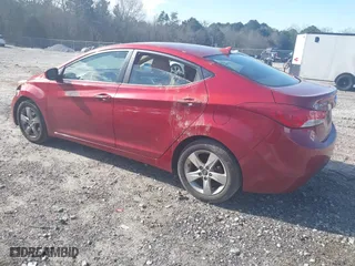 2012 Hyundai Elantra GLS with VIN KMHDH4AE8CU307887, listed as a IAAI auction lot 41657165 with 160,910 mi miles. Bid and sale history available at carsss.com. Image 3.