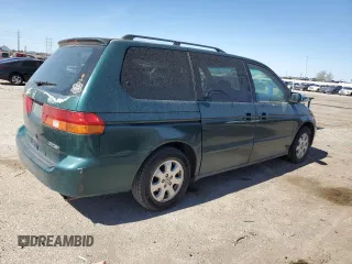 2003 Honda Odyssey EX-L with VIN 2HKRL18763H504100, listed as a Copart auction lot 45735815 with 267,723 mi miles and Clean title. Bid and sale history available at DreamBid. Image 3.