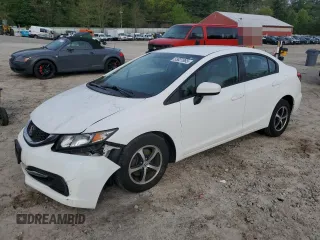 2015 Honda Civic SE z VIN 19XFB2F75FE232677, wystawiony jako Copart lot #55827865 z przebiegiem 104 638 mil mil oraz Czysty tytuł • Clean title. Historia ofert i sprzedaży dostępna na DreamBid. Obrazek 1.