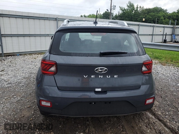 2025 Hyundai Venue SEL with VIN KMHRC8A38SU370321, listed as a Copart auction lot 60707655 with 3,076 mi miles and Clean title. Bid and sale history available at DreamBid. Image 6.