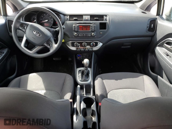2013 Kia Rio LX with VIN KNADM5A32D6252845, listed as a Copart auction lot 53567595 with 165,806 mi miles and Clean Title. Bid and sale history available at carsss.com. Image 8.