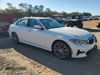 2019 BMW 3 Series 330i with VIN WBA5R1C59KAK09787, listed as a Copart auction lot 49501565 with 22,383 mi miles and Salvage Title. Bid and sale history available at carsss.com. Image 4.