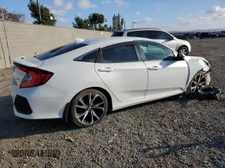2019 Honda Civic Si z VIN 2HGFC1E58KH705530, wystawiony jako Copart lot #47321205 z przebiegiem 70 444 mil mil oraz Szkoda całkowita • Salvage title. Historia ofert i sprzedaży dostępna na DreamBid. Obrazek 3.