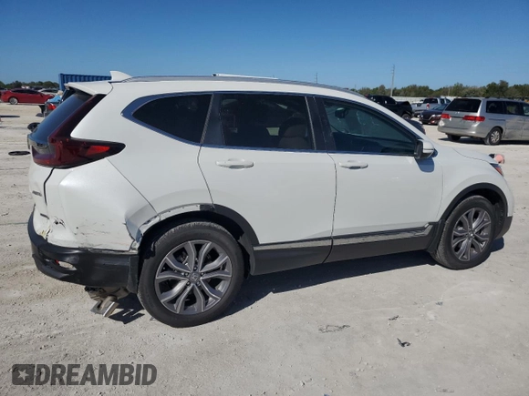 2022 Honda CR-V Touring with VIN 7FARW2H99NE053765, listed as a Copart auction lot 48046925 with 27,085 mi miles and Salvage Title. Bid and sale history available at carsss.com. Image 3.