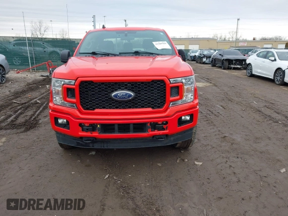 2020 Ford F-150 XL with VIN 1FTEX1EP0LFC31673, listed as a IAAI auction lot 41509569 with 55,048 mi miles. Bid and sale history available at carsss.com. Image 12.