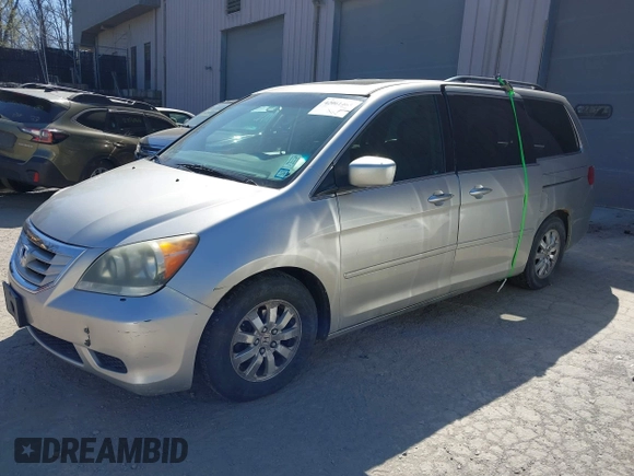 2008 Honda Odyssey EX-L with VIN 5FNRL38738B098262, listed as a IAAI auction lot 42061465 with 207,825 mi miles and . Bid and sale history available at DreamBid. Image 2.