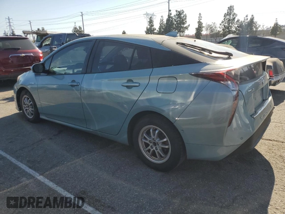 2016 Toyota Prius Four with VIN JTDKARFU8G3001491, listed as a Copart auction lot 45799505 with 95,772 mi miles and Salvage Title. Bid and sale history available at DreamBid. Image 2.