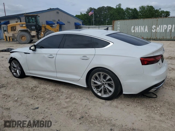 2021 Audi A5 Sportback Premium with VIN WAUABCF53MA036474, listed as a Copart auction lot 50340094 with 36,146 mi miles and . Bid and sale history available at DreamBid. Image 2.