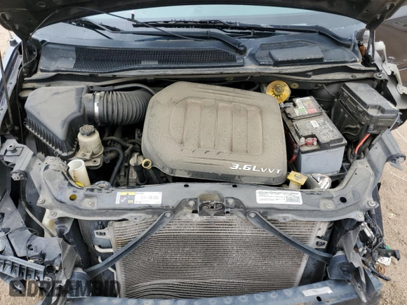 2015 Dodge Grand Caravan R/T with VIN 2C4RDGEG1FR555631, listed as a Copart auction lot 51119015 with 145,844 mi miles and Salvage Title. Bid and sale history available at DreamBid. Image 12.