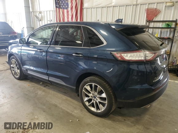 2017 Ford Edge Titanium z VIN 2FMPK4K96HBB55413, wystawiony jako Copart lot #53879345 z przebiegiem 94 529 mil mil oraz Czysty tytuł • Clean title. Historia ofert i sprzedaży dostępna na DreamBid. Obrazek 2.
