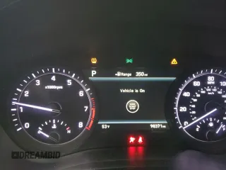 2018 Genesis G80 3.8L with VIN KMHGN4JEXJU232841, listed as a Copart auction lot 77777244 with 98,371 mi miles and Clean Title. Bid and sale history available at carsss.com. Image 9.