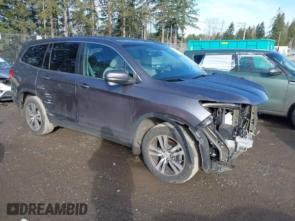2017 Honda Pilot EX-L with VIN 5FNYF6H5XHB059834, listed as a IAAI auction lot 41670003 with 58,285 mi miles and . Bid and sale history available at DreamBid. Image 1.