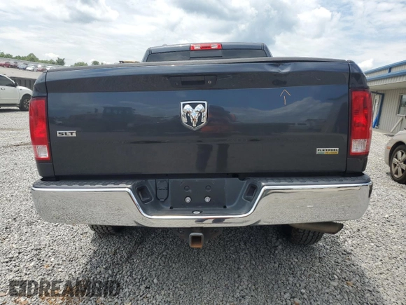 2018 Ram 1500 SLT with VIN 1C6RR6GG2JS114520, listed as a Copart auction lot 58843675 with 122,112 mi miles and Salvage title. Bid and sale history available at DreamBid. Image 6.