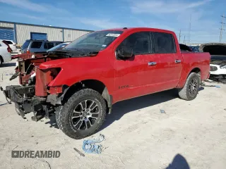 2021 Nissan Titan SV with VIN 1N6AA1EF9MN513905, listed as a Copart auction lot 80212054 with Not Provided miles and Salvage Title. Bid and sale history available at DreamBid. Image 1.
