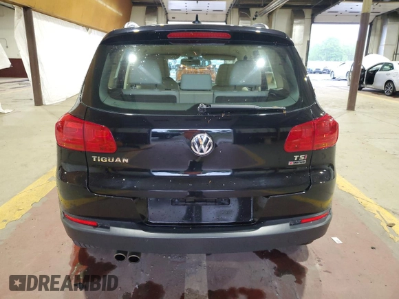 2017 Volkswagen Tiguan S with VIN WVGBV7AX8HK016490, listed as a Copart auction lot 56222815 with 48,439 mi miles and Salvage Title. Bid and sale history available at DreamBid. Image 6.