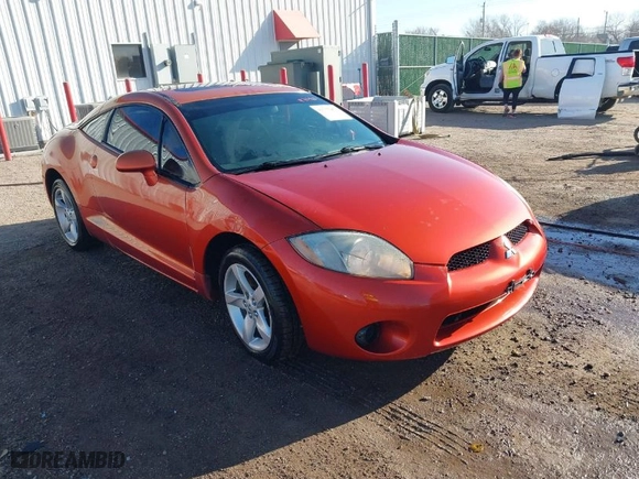 2007 Mitsubishi Eclipse GS with VIN 4A3AK24FX7E044090, listed as a IAAI auction lot 41755462 with 113,636 mi miles. Bid and sale history available at carsss.com. Image 1.