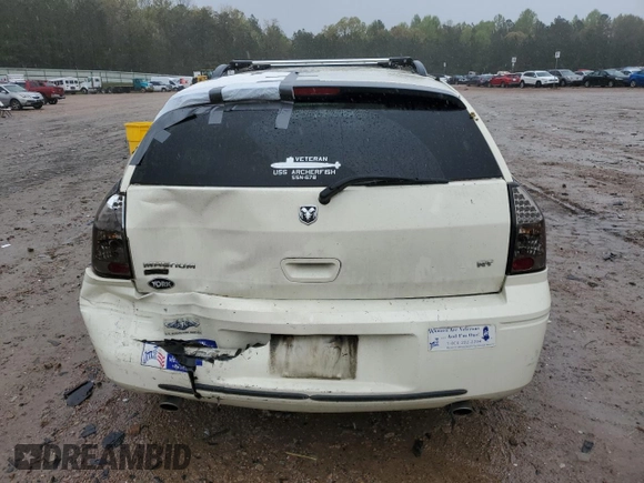 2005 Dodge Magnum R/T with VIN 2D4GZ582X5H579625, listed as a Copart auction lot 52695365 with 257,525 mi miles and Salvage Title. Bid and sale history available at DreamBid. Image 6.