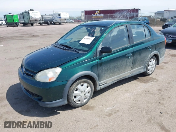 2003 Toyota ECHO with VIN JTDBT123135040950, listed as a IAAI auction lot 42136631 with 278,956 mi miles. Bid and sale history available at carsss.com. Image 2.
