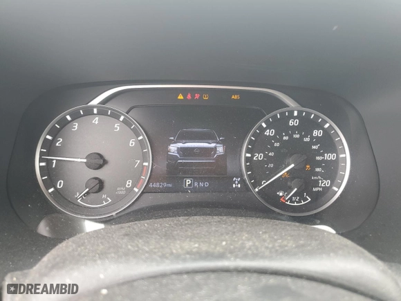2022 Nissan Frontier S with VIN 1N6ED1EK0NN690236, listed as a Copart auction lot 44001225 with 44,829 mi miles and Salvage Title. Bid and sale history available at carsss.com. Image 9.