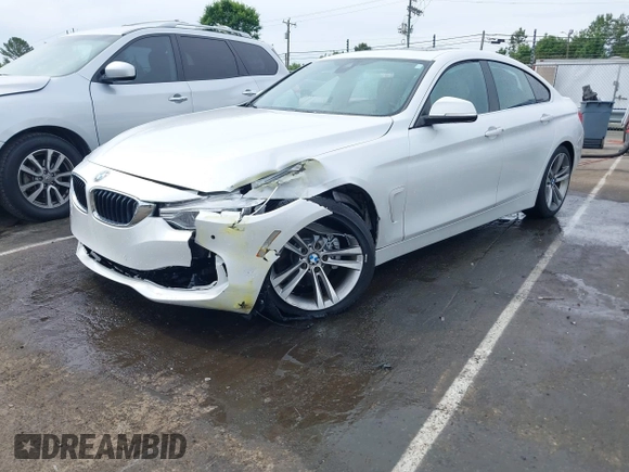 2017 BMW 4 Series 430i z VIN WBA4F7C54HG786773, wystawiony jako IAAI lot #42213318 z przebiegiem 77 438 mil mil oraz . Historia ofert i sprzedaży dostępna na DreamBid. Obrazek 2.