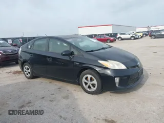 2013 Toyota Prius One with VIN JTDKN3DU3D0340452, listed as a IAAI auction lot 42141584 with 154,187 mi miles. Bid and sale history available at carsss.com. Image 1.
