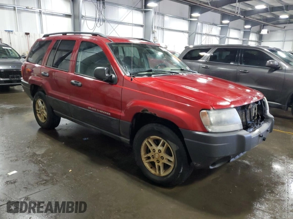 2004 Jeep Grand Cherokee Laredo с VIN 1J4GW48S34C324262, выставлен на аукционе Copart как лот 58772295 с пробегом 173 023 миль миль и Списание • Salvage title. История ставок и продаж доступна на DreamBid. Изображение 4.