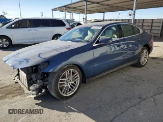 2024 BMW 5 Series 530i with VIN WBA43FJ01RCP88936, listed as a Copart auction lot 82317654 with 9,738 mi miles and Salvage Title. Bid and sale history available at carsss.com. Image 1.