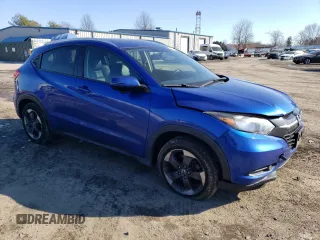 2018 Honda HR-V EX-L with VIN 3CZRU6H75JM722220, listed as a Copart auction lot 88212455 with 96,674 mi miles and Salvage Title. Bid and sale history available at carsss.com. Image 4.