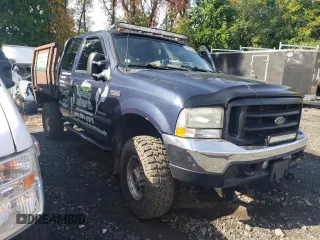 2003 Ford F-350 XL with VIN 1FTSX31P63EB83848, listed as a Copart auction lot 72834204 with 238,549 mi miles and Salvage Title. Bid and sale history available at DreamBid. Image 4.