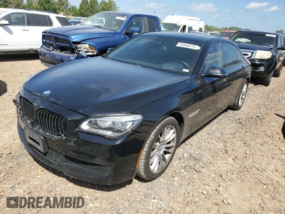 2013 BMW 7 Series 750Li xDrive with VIN WBAYF8C5XDD140544, listed as a Copart auction lot 59360214 with 85,965 mi miles and Salvage title. Bid and sale history available at DreamBid. Image 1.
