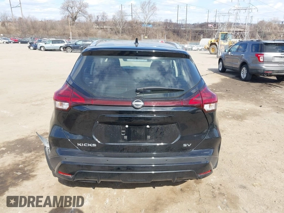 2023 Nissan Kicks SV with VIN 3N1CP5CV2PL474304, listed as a IAAI auction lot 41683188 with 41,733 mi miles. Bid and sale history available at carsss.com. Image 16.